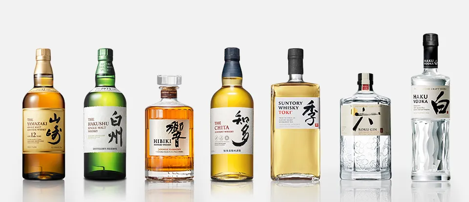 Suntory whisky japonés
